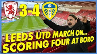 MIDDLESBROUGH 3-4 LEEDS UNITED | VLOG | LEEDS MARCH ON AFTER 7-GOAL THRILLER AT BORO!