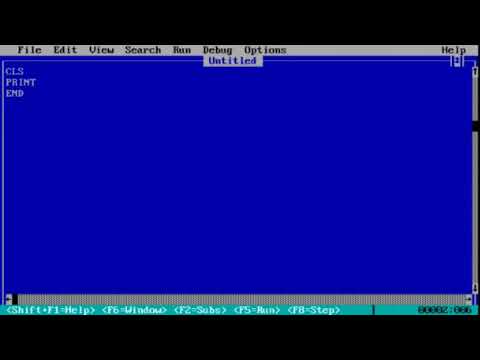 Qbasic Programming in Hindi Input Statement IN QBASIC PART 6