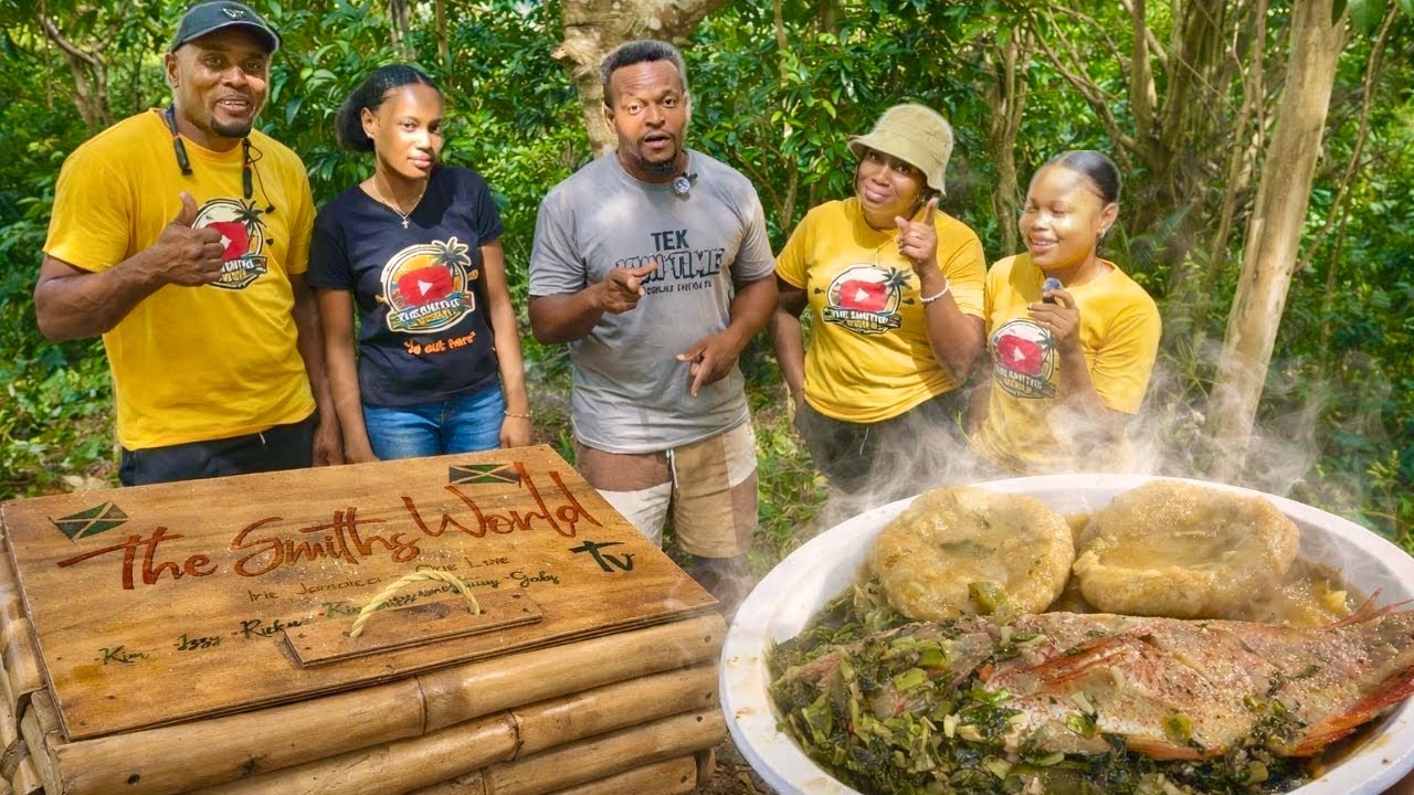 Cooking in the Hills W @Colazsmithtv Pt 2: Roast Tilapia & Coconut Dumplings Done the Right Way🇯🇲🔥