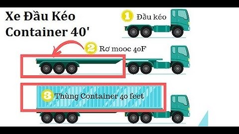 Review xe đầu kéo container 40 feet | Chi tiết xe Container 40
