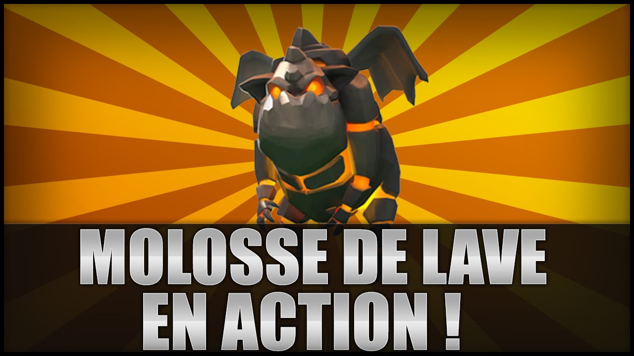 Attaque Molosse de lave en action ! | Clash Of Clans - YouTube