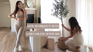 ACTIVEWEAR &amp; WORKOUT CLOTHING HAUL + DECORATE MY HOME WITH ME || Mariana Pineda