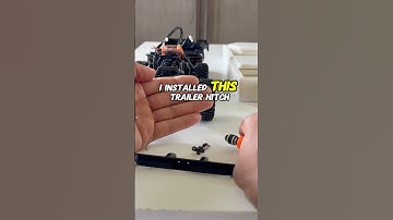 😎 How I installed the Injora trailer hitch Chevy K5 blazer #shorts #trending #rccar #injora #howto