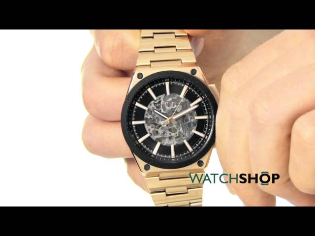 Michael Kors Mens Wilder Black IP Automatic Watch MK9023  Walmartcom