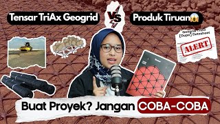HATI-HATI! Kamu Harus Tau Perbedaan Produk Tensar TriAx Geogrid VS Produk Tiruan😱