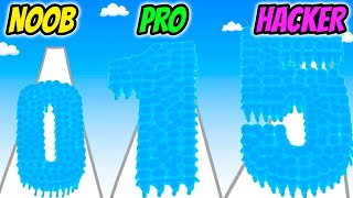 Crowd Number 3D - NOOB vs PRO vs HACKER screenshot 3