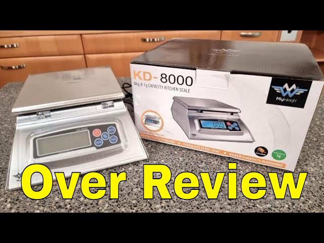 Review of the My Weigh KD-8000 Home Bakers Digital Scales