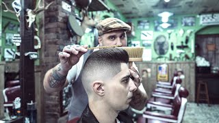 💈 ASMR BARBER - The most DIFFICULT and COMPLEX Haircut- Flat Top & Skin Fade