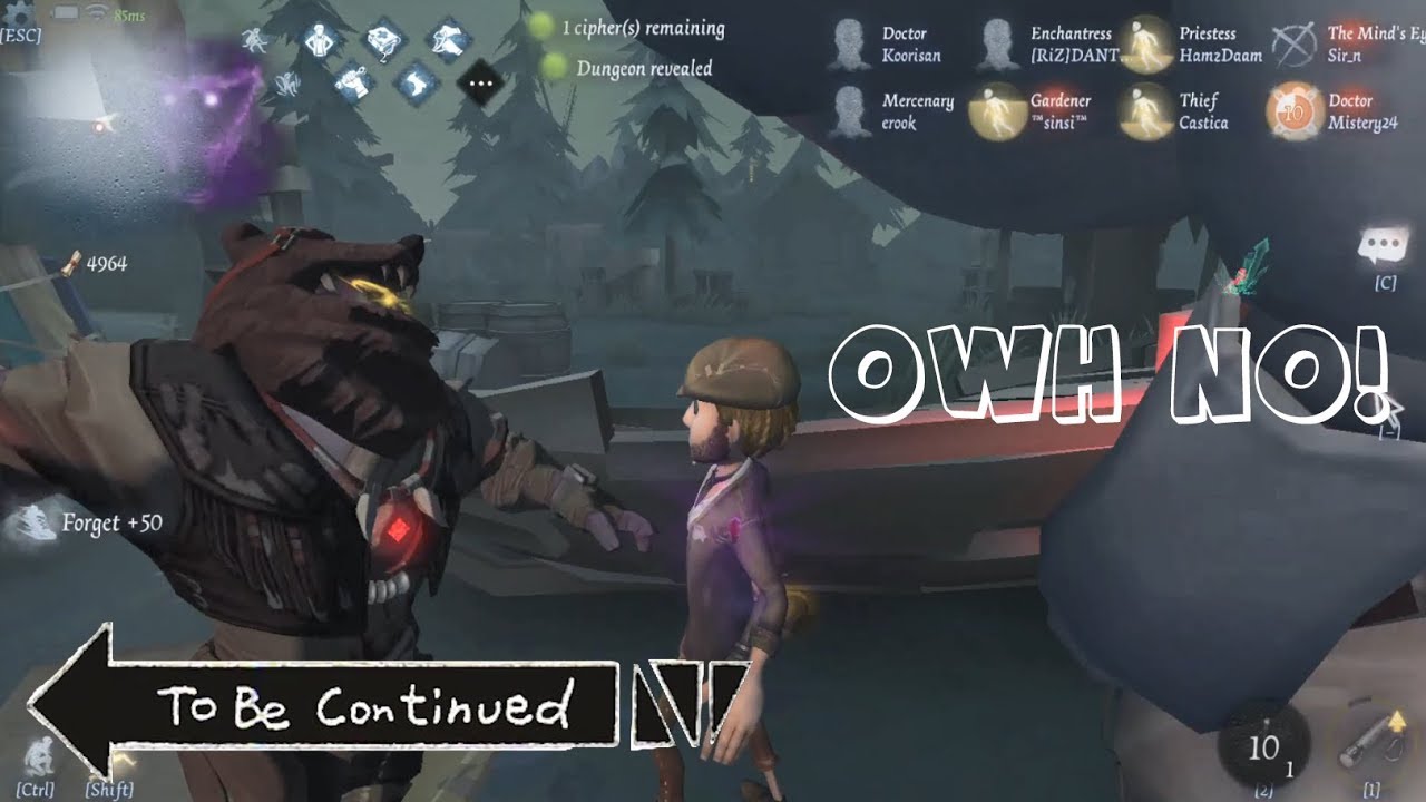 Identity V Kiting Hell ember Thief 8V2 YouTube