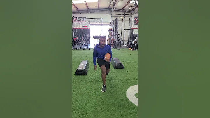 Sydney Hubbard 11U Football Training - Putting in ...