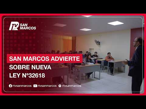 #UNMSM #INFORME: ALERTAN IMPACTO DE LEY 32618 EN AUTONOMÍA UNIVERSITARIA