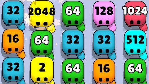 2048 Merge Master - Numberblocks (Math Games) 16,32,64,128,256,512,1024, & 2048 Number Game