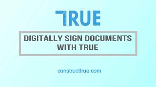 TRUE eSign Feature
