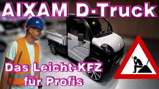 Unser erster Aixam D-Truck wir entdecken ihn mit euch zusammen - GAMMA Fahrzeuge