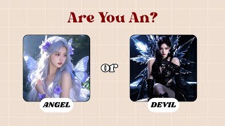 Are You an Angel or Devil? 👼😈 | Fun Personality Quiz Game |  @quizgalaxtopia screenshot 2