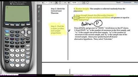 STA2023 Chapter 8 Video 5 Components of a 2 Proportion Hypothesis Test