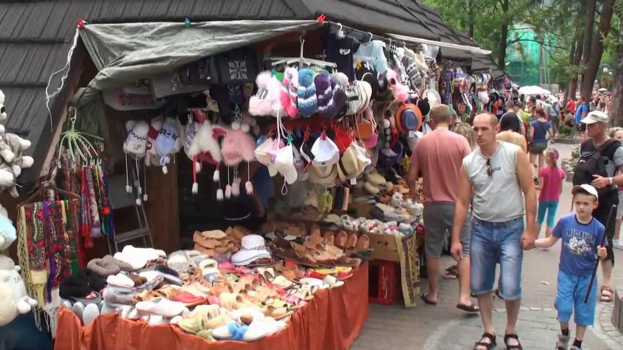 Zakopane - Krupówki 2013 - YouTube
