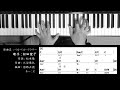 【コード進行 】 ベルベットフラワー (Take 2) 松田聖子 Seiko Matsuda  Chord Progressions ピアノ 耳コピ 弾いてみた