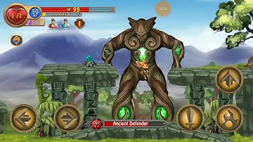 Fin and ancient mystery atack Boss level 2