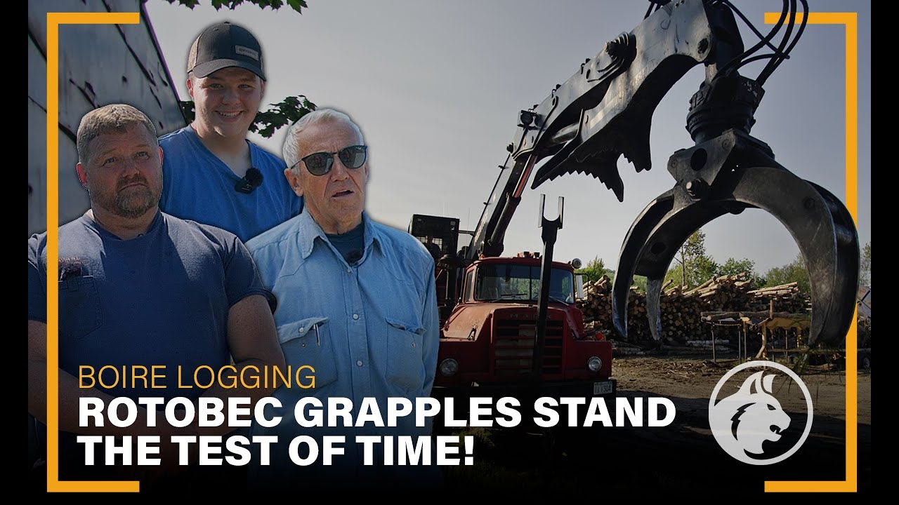Rotobec Grapples Stand the Test of Time with Boire Logging - YouTube