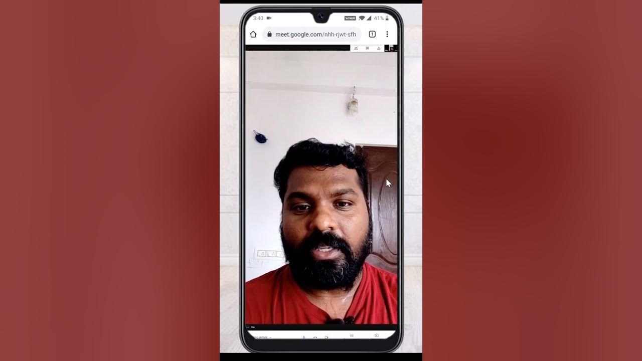 How to Change Background in Google Meet From Mobile shorts - YouTube