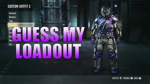 Call of Duty Advanced Warfare: GUESS MY CHARACTER LOADOUT #2 (WINNER:   JASON BRACK)