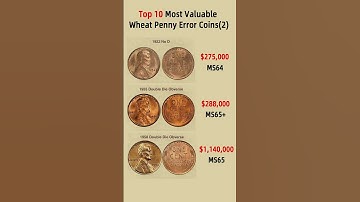 Top 10 Most Valuable Wheat Penny Error Coins-2 #coin #coincollecting #rarecoins #penny #errorcoin
