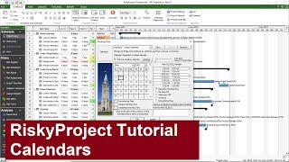 RiskyProject Tutorial: Calendars