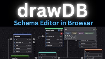 drawDB - Free, Simple Database Schema Editor and SQL Generator - Install Locally