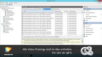 Windows Server Update Services (WSUS) Tutorial: WSUS und Windows Update verstehen |video2brain.com