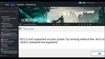 Fix Lords of the Fallen Error DX12 Is Not Supported On Your System Try Running Without -dx12/-d3d12