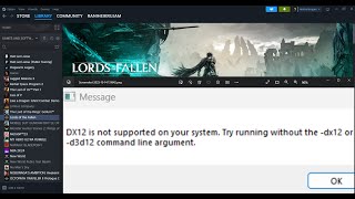 Fix Lords of the Fallen Error DX12 Is Not Supported On Your System Try Running Without -dx12/-d3d12 screenshot 4