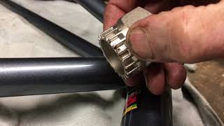How to Install a Square Taper Bottom Bracket and Crankset - My Winter Fixie Project Part 1