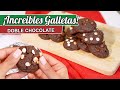 GALLETAS DOBLE CHOCOLATE | La mejor receta de galletas | Galletas perfectas