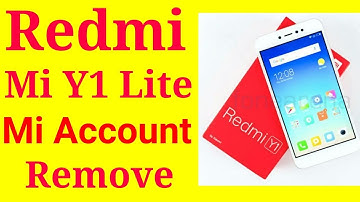 Mi Y1 lite MDI6 mi account remove simple trick without computer