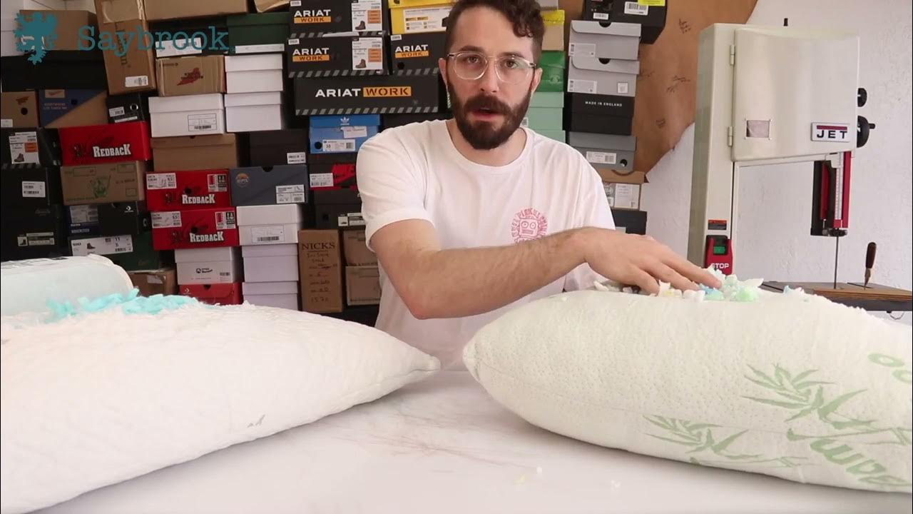 Saybrook Pillow Review (CUT OPEN) by Rose Anvil YouTube