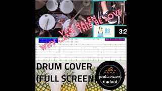 Van Halen Why Can't This Be Love (Full Screen) Drum Cover by Praha Drums Official (54.d)