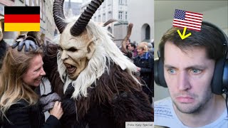 American reacts to FREAKY KRAMPUS TRADITIONS!