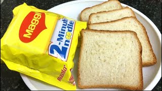 5 Minutes Evening Snacks Recipe | Crispy \&Tasty Bread Snacks|Maggi Recipe| Lockdown |Instant snacks|