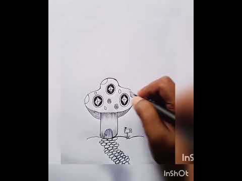 Easy black pen drawing||#creativity #art #short - YouTube