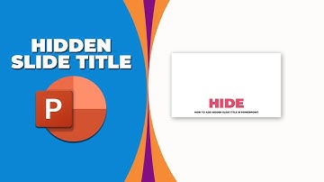 How to add hidden slide title in PowerPoint