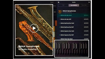 Roli NOISE - The SWAM SAXOPHONES Pack - Demo for iPad and Seaboard Block