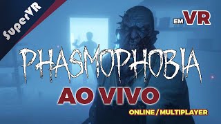 Continuando a Investigação paranormal online em VR. Phasmophobia.