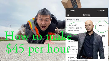Amazon Flex | Hoe je $ 45 per uur verdient