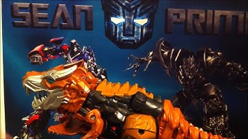 Video Review of the Transformers Age of Extinction Flip and Change Grimlock