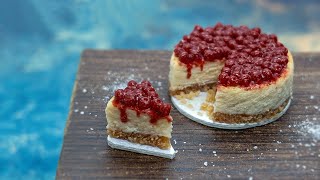 How to make perfect cheesecake | DIY polymer clay food tutorial | Dollhouse miniatures