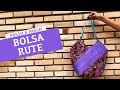 Bolsa Rute- Como fazer bolsa de tiras de tecido