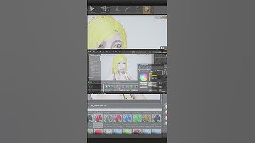 Preview - Game ready 3D Character - Mechanic Girl #shorts