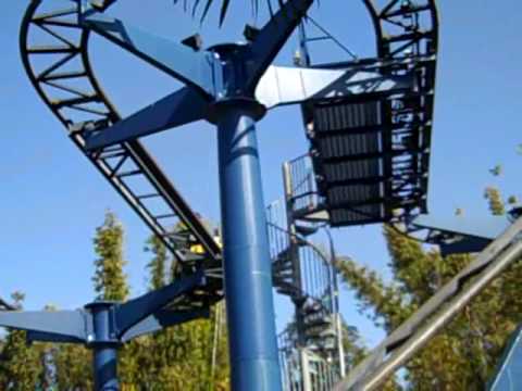 Allison and Dyson on roller coaster at Legoland