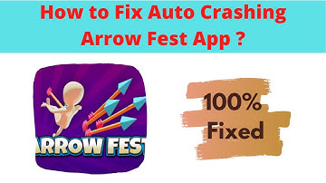 Fix Auto Crashing Arrow Fest App/Keeps Stopping App Error in Android Phone| App stopped on Android